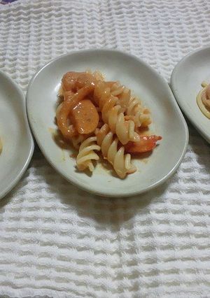せくみのアメリケーヌソースパスタ　-レシピのメイン写真