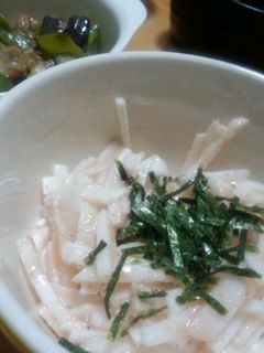長芋とたらこパスタソースで即席おつまみ-レシピのメイン写真