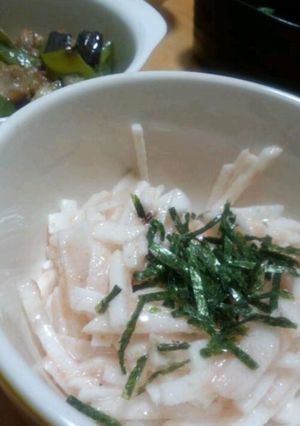 長芋とたらこパスタソースで即席おつまみ-レシピのメイン写真