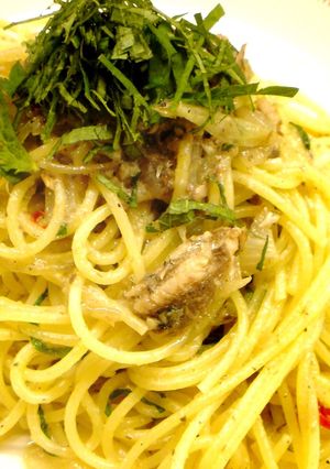 シソとミョウガでイワシの夏パスタ-レシピのメイン写真