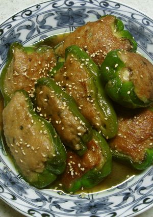 ピーマンの肉詰め-レシピのメイン写真