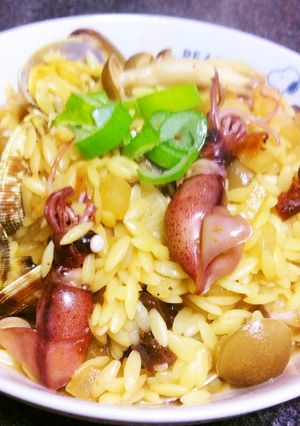 ♫蛍烏賊とドライトマトのリゾーニ☆漁師風-レシピのメイン写真