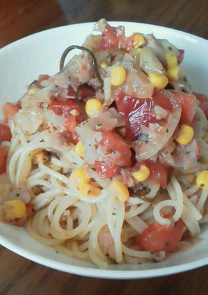 冷製パスタ(-ω-)♪-レシピのメイン写真