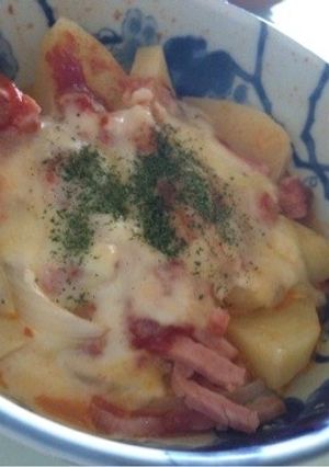 レンジ任せ！ポテチーピザ風♡-レシピのメイン写真
