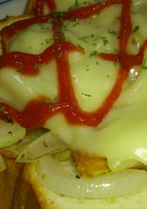 簡単♥ビッグカツトースト-レシピのメイン写真