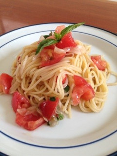 トマトたくさん冷んやりパスタ-レシピのメイン写真