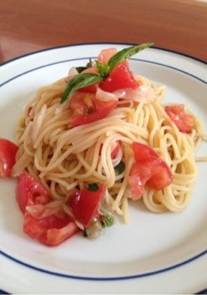 トマトたくさん冷んやりパスタ-レシピのメイン写真