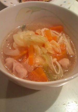 残り物で☆レモンオレガノスープ-レシピのメイン写真
