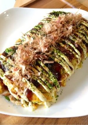 ボリューム満点!豚平焼き☆チーズ入り-レシピのメイン写真