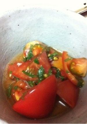 ☆すし酢で簡単☆トマトのマリネ-レシピのメイン写真