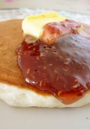 しっとり♪幸せ♪ヨーグルトホットケーキ-レシピのメイン写真