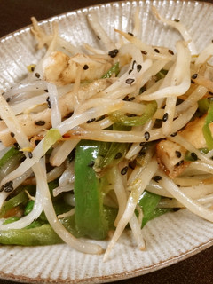 竹輪とピーマンのごま塩きんぴら-レシピのメイン写真