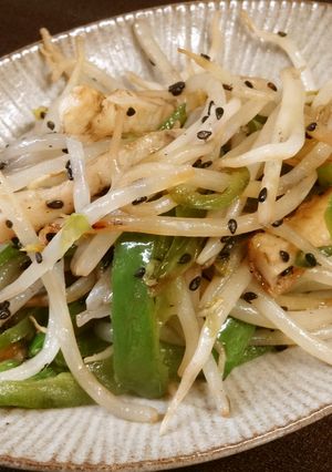 竹輪とピーマンのごま塩きんぴら-レシピのメイン写真