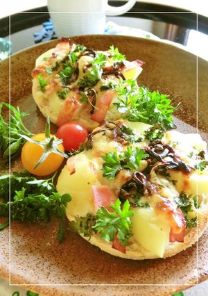 パセリたっぷり♡塩昆布じゃがベートースト-レシピのメイン写真