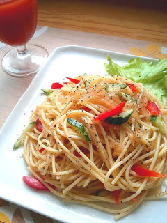 グレープフルーツで爽やか冷製パスタ☆-レシピのメイン写真