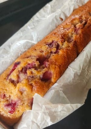 アレンジ♪いちごパウンドケーキ-レシピのメイン写真