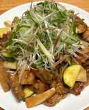 余り野菜と鶏肉で作る！味噌ポン酢炒め