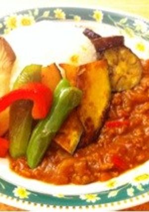 超簡単！夏野菜のトマトキーマカレー☆-レシピのメイン写真