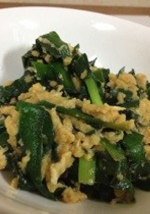 ご飯がススム!ニラ卵とじ!-レシピのメイン写真