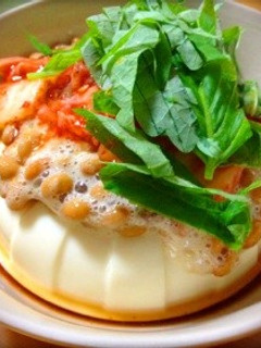 便秘解消!しそキムチ納豆奴-レシピのメイン写真