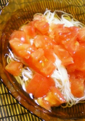 トマトそーめん-レシピのメイン写真