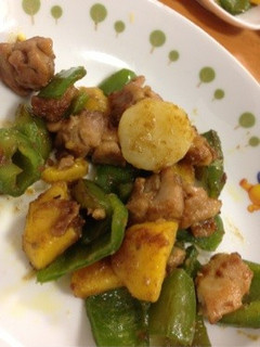 鶏肉とじゃがいものカレー炒め-レシピのメイン写真