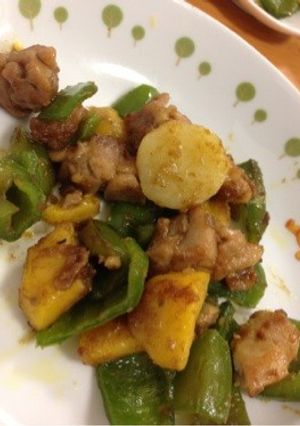 鶏肉とじゃがいものカレー炒め-レシピのメイン写真