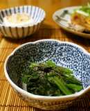 麺つゆで簡単☆ほうれん草の胡麻和え