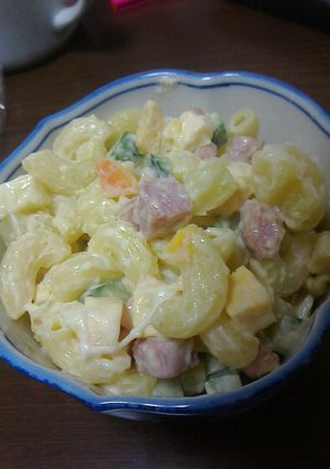 サイコロ野菜のマカロニサラダ-レシピのメイン写真