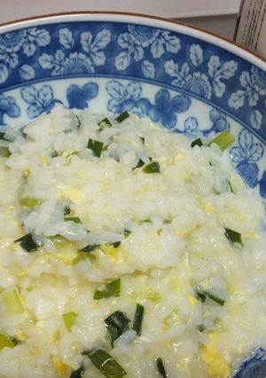 鶏をゆでた汁を使って簡単雑炊-レシピのメイン写真