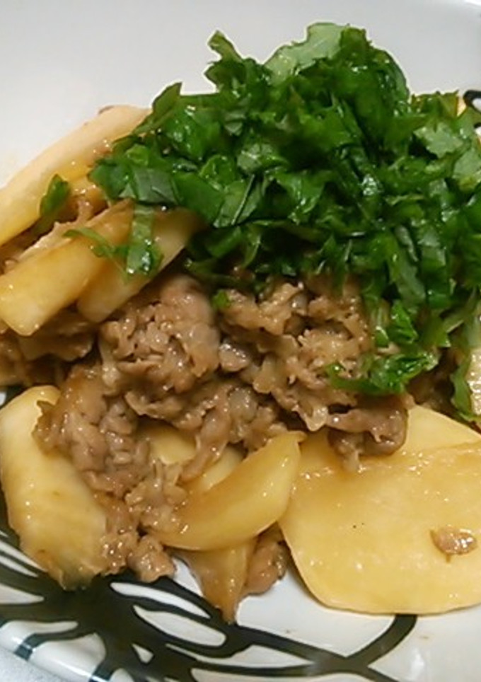 かぶと大根の豚肉炒め-レシピのメイン写真