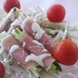ゴボウとキュウリの生ハム巻き♪簡単サラダ