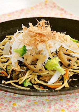 ☆ひじきの煮物でヘルシーな和風パスタ☆-レシピのメイン写真