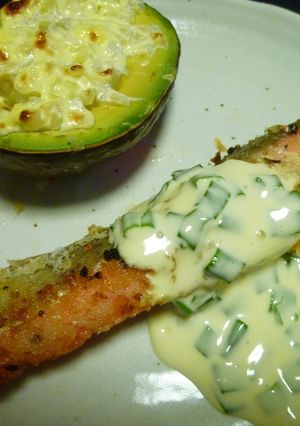 サクサク♪鮭のパン粉焼き＆タルタルソース-レシピのメイン写真