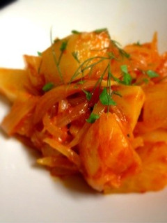 サンバル食堂★大根と玉ねぎのトマト煮-レシピのメイン写真