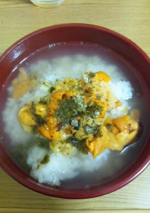 生うに茶漬け-レシピのメイン写真