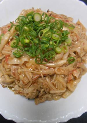 豚ばら肉ときのこのあんかけご飯-レシピのメイン写真