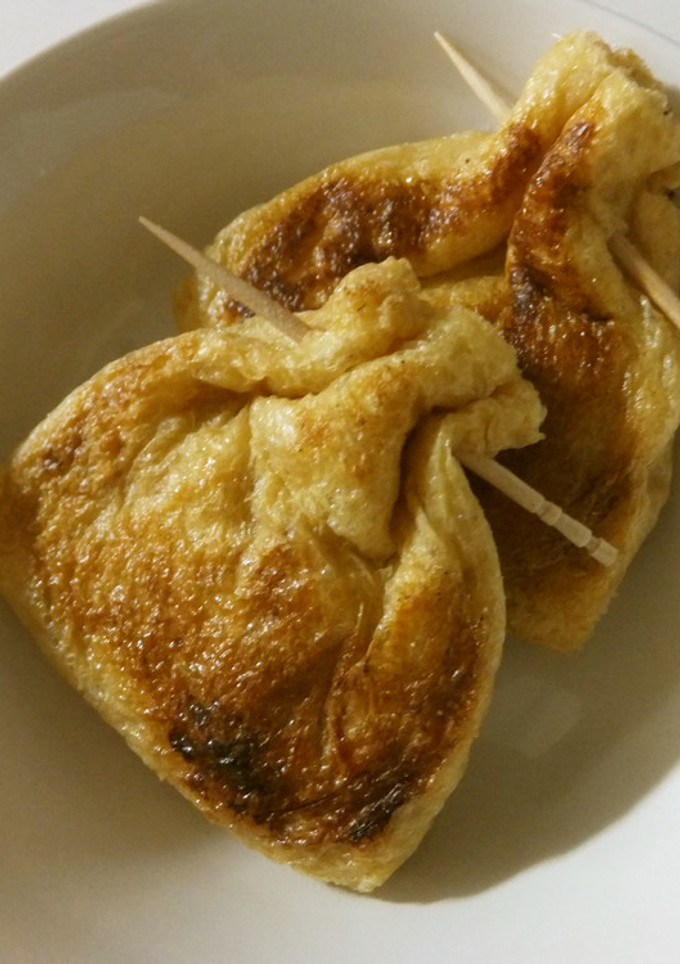納豆の巾着焼き（冷凍OK♪）-レシピのメイン写真