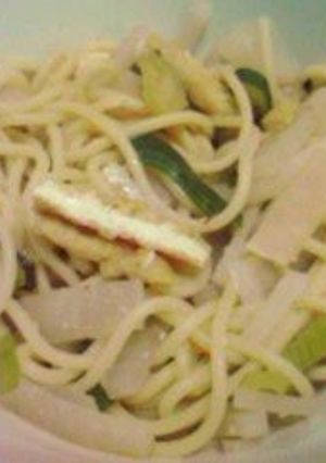 レンジで簡単！味噌汁スープスパゲッティ-レシピのメイン写真