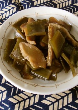 茎わかめとしいたけの佃煮-レシピのメイン写真