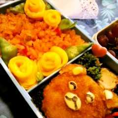 รูปของ オムライス弁当