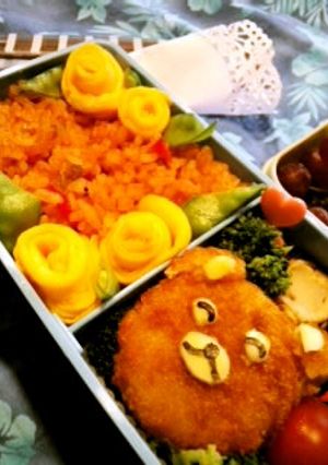 オムライス弁当-レシピのメイン写真