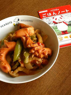 ピーマンとソーセージの簡単レシピ-レシピのメイン写真