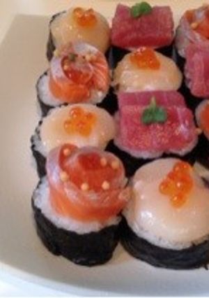 華やか手軽な一口寿し-レシピのメイン写真