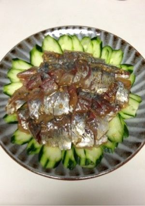 アジ刺身の醤油麹漬け-レシピのメイン写真