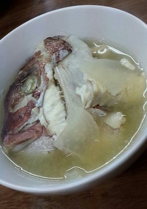 ほんのり味噌味鯛スープ(6/11更新)-レシピのメイン写真