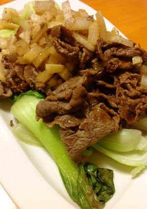 牛肉の大根煮 チンゲン菜添え-レシピのメイン写真