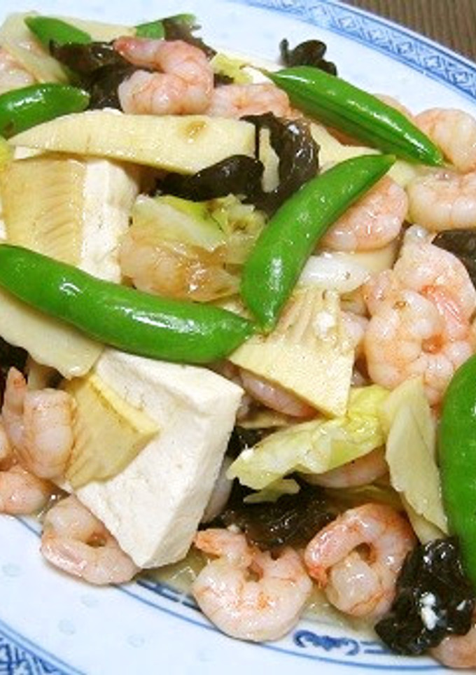 中華の定番♪エビと豆腐のうま煮・蝦仁豆腐-レシピのメイン写真