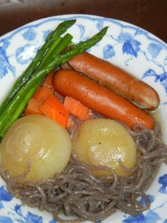 新玉ねぎとソーセージのコンソメ煮-レシピのメイン写真