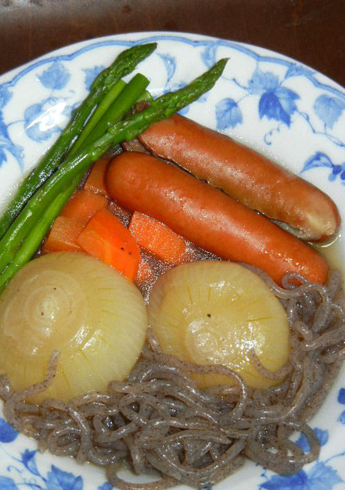 新玉ねぎとソーセージのコンソメ煮-レシピのメイン写真